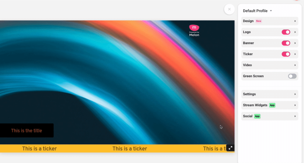 ticker demo