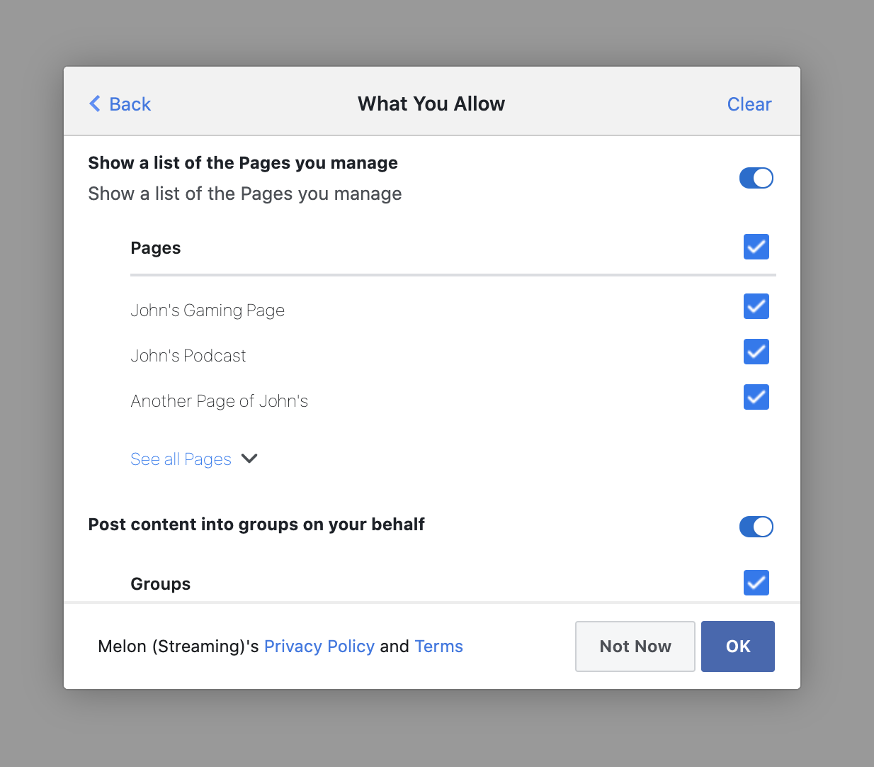 fb connect